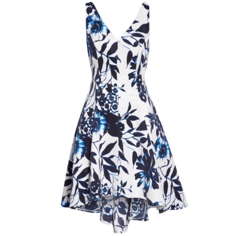 ELIZA J ✨NWOT✨ Floral Printed High Low Dress 22W